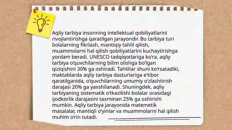 Tarbiya maqsadlari 4