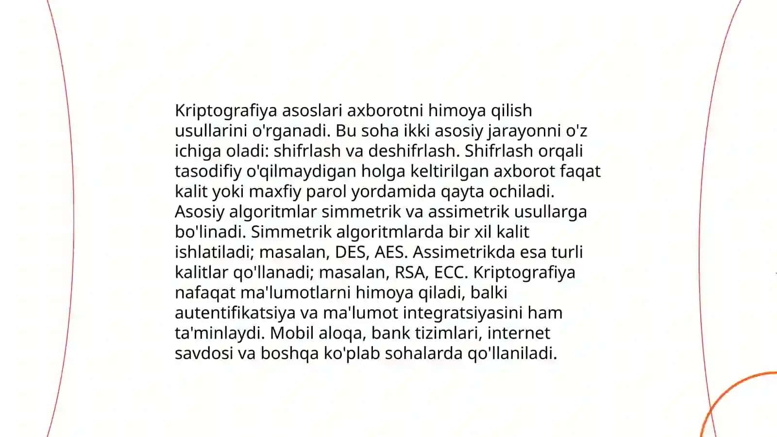 Axborot kommunikatsiya tizimlarida axborot xavfsizligi 4