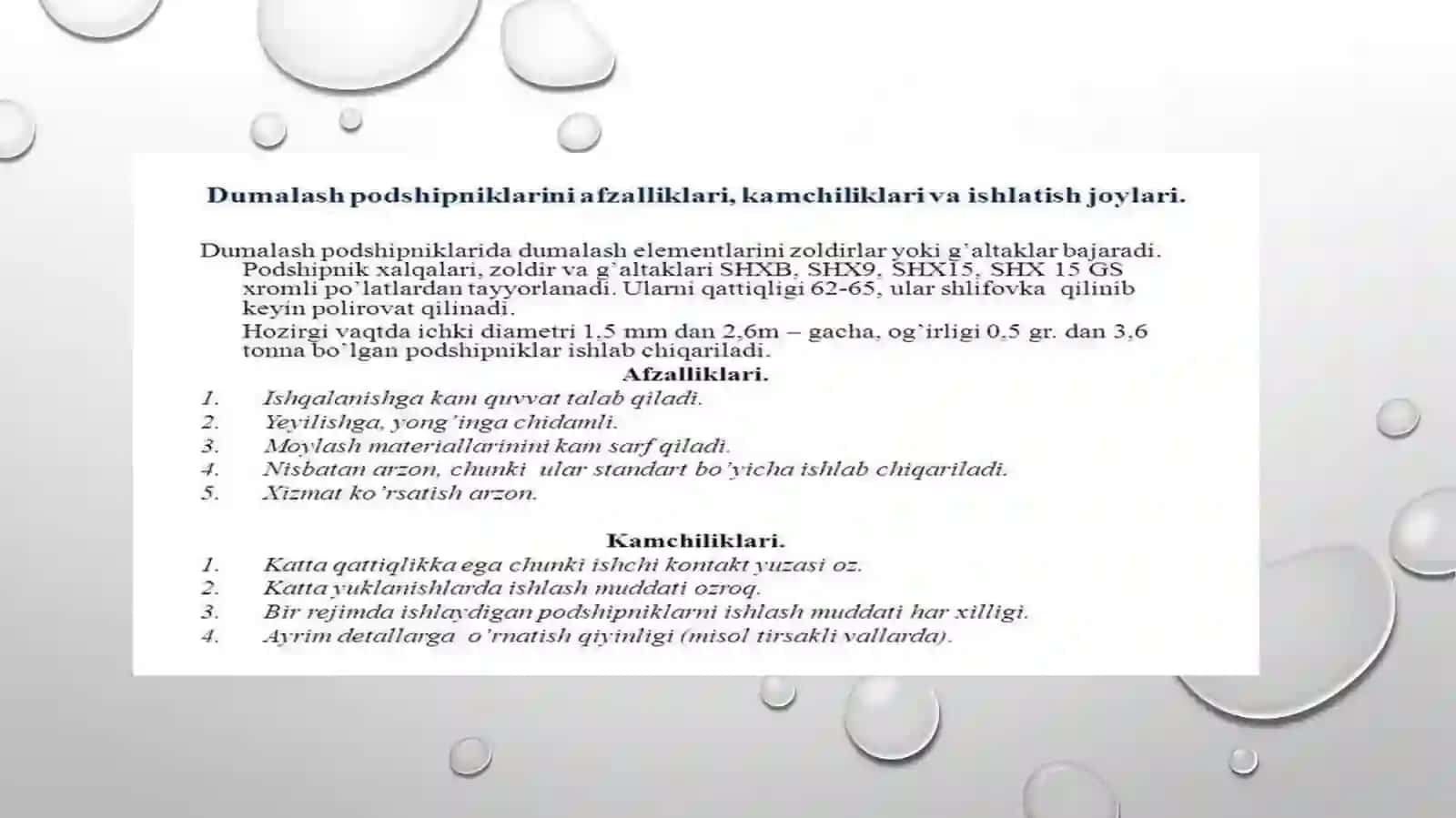 Muslimbek FOZILOVNING AMALIY MEHANIKA FANIDAN QAYTA O’ZLASHTIRISH TAQDIMOTI 4