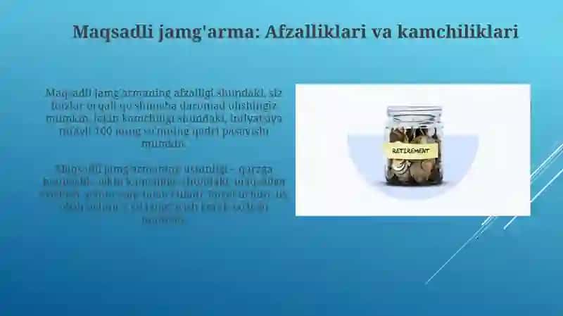 Jamg'arma va Kreditlar 4