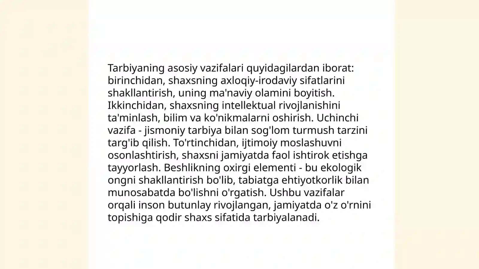 Norimqulova Maqsudaning Umumiy Pedagogika fanidan tayyorlagan taqdimoti 4