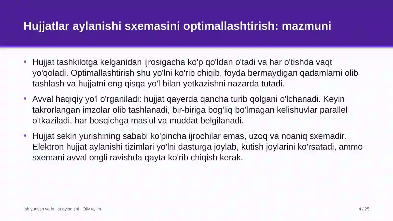 mol bozorlarida hujjatlar aylanishi sxemasini optimallashtirish 4801 4