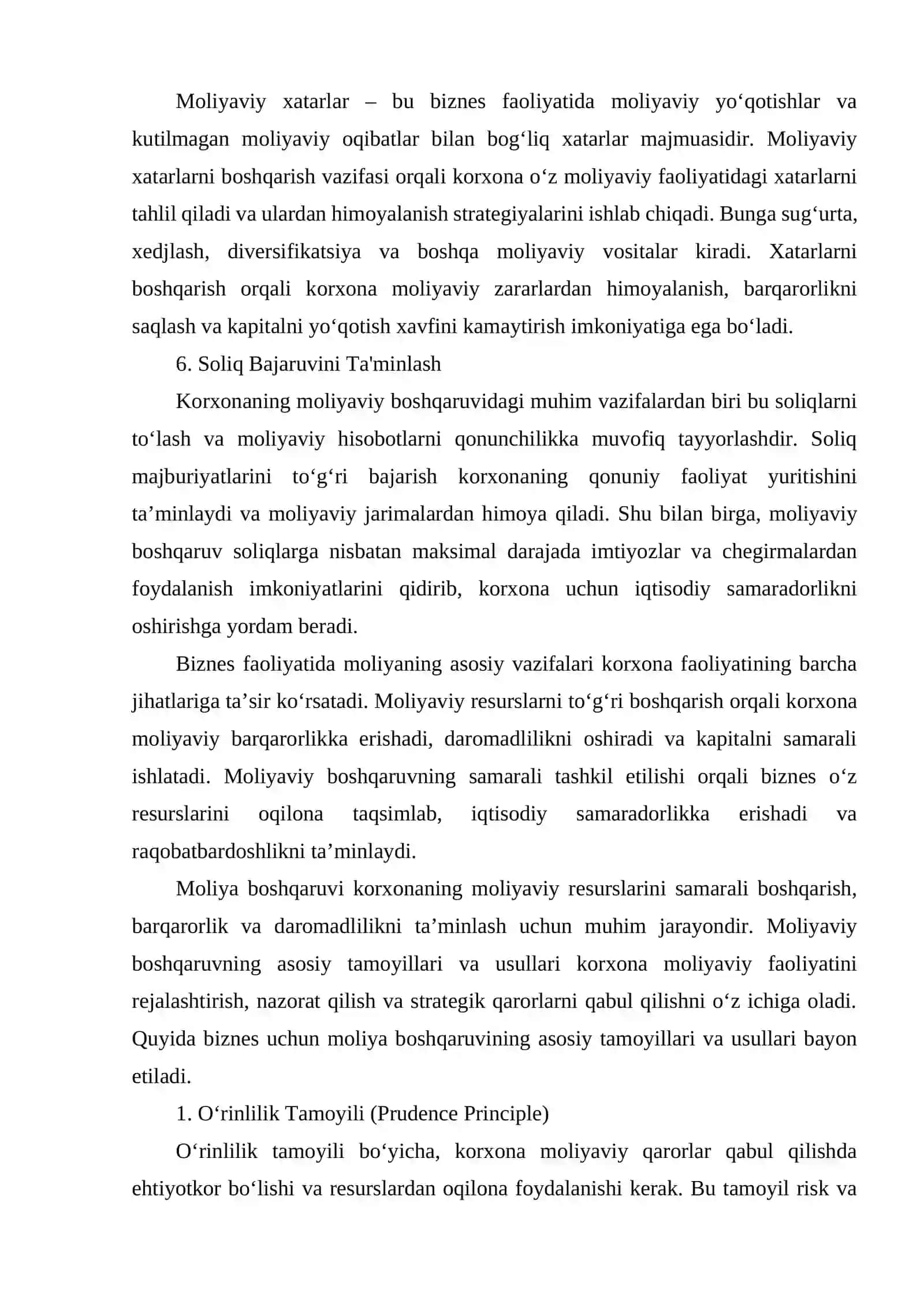 BIZNESDA MOLIYANING AHAMIYATI 4