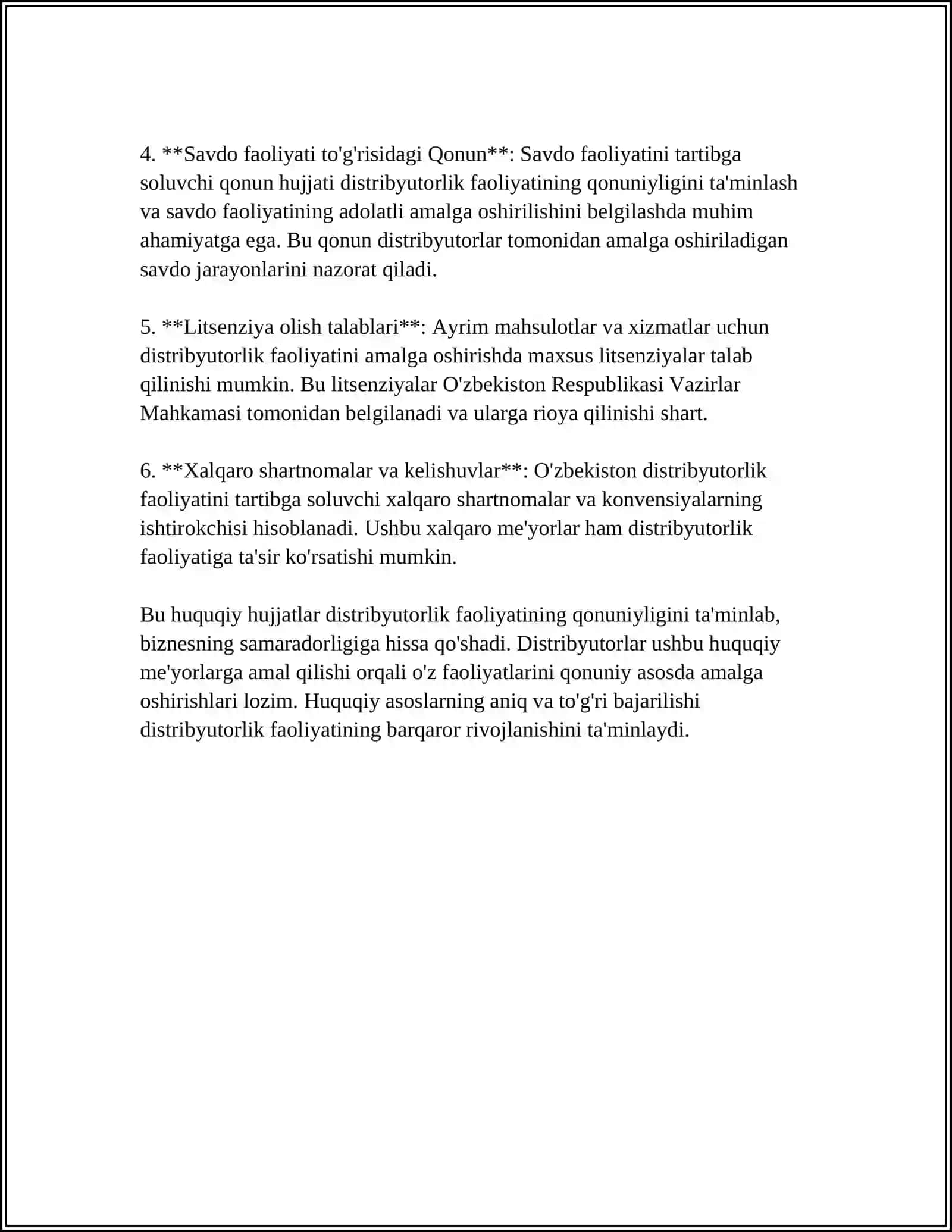 DISTRIBYUTORLIK FAOLIYATI 4