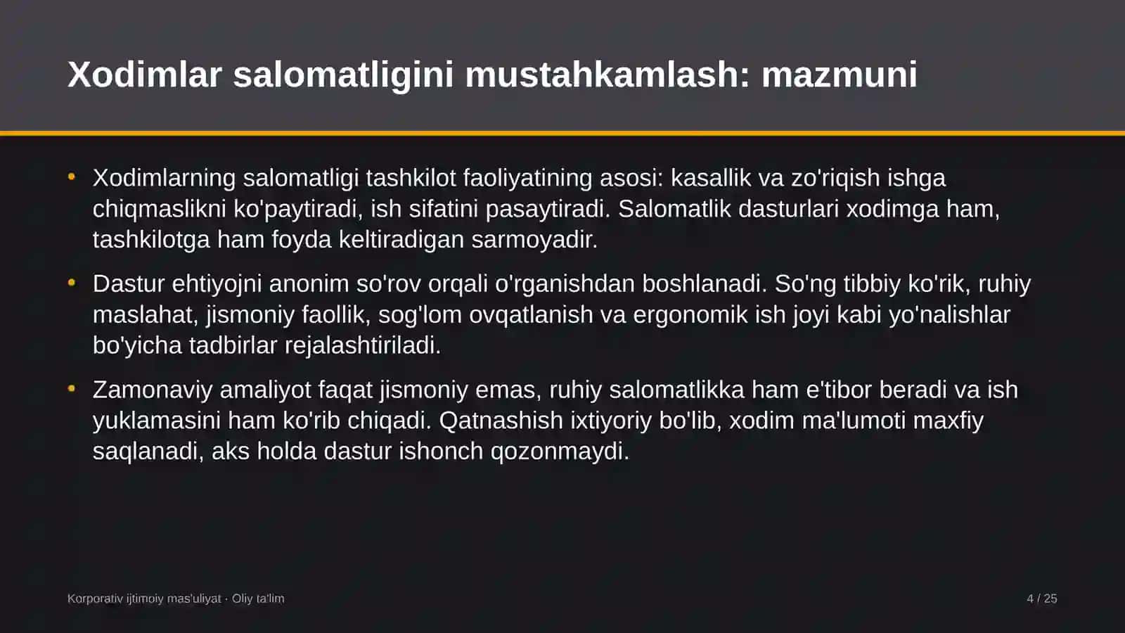 rezina texnika mahsulotlari ishlab chiqarishda xodimlar salomatligini mustahkamlash dasturlari 3097 4