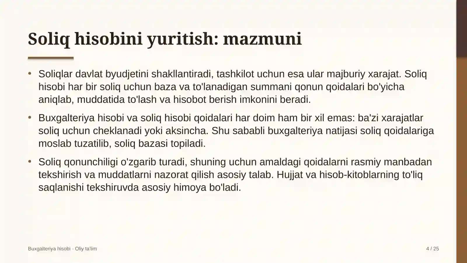 Davlat banklarida soliq hisobini yuritish 4
