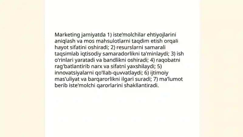 Marketingning ijtimoiy-iqtisodiy mohiyati va nazariy asoslari 4