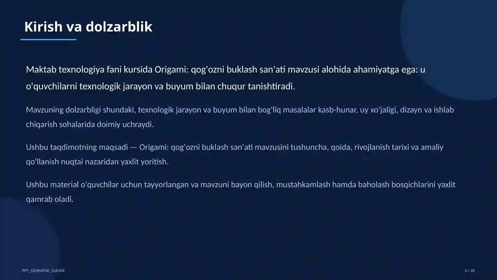 Origami: qog'ozni buklash san'ati (2-sinf) 4