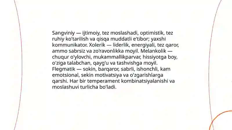 Temperament 4