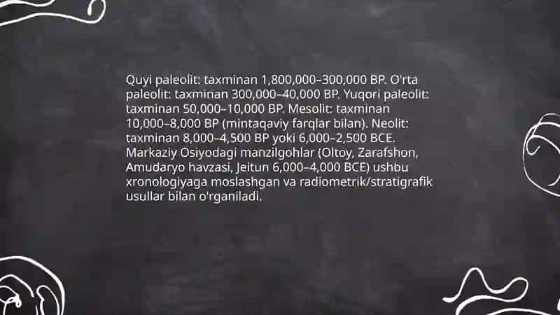 O'rta Osiyodagi tosh davriga oid manzilgohlar va ularning o'rganilishi 4