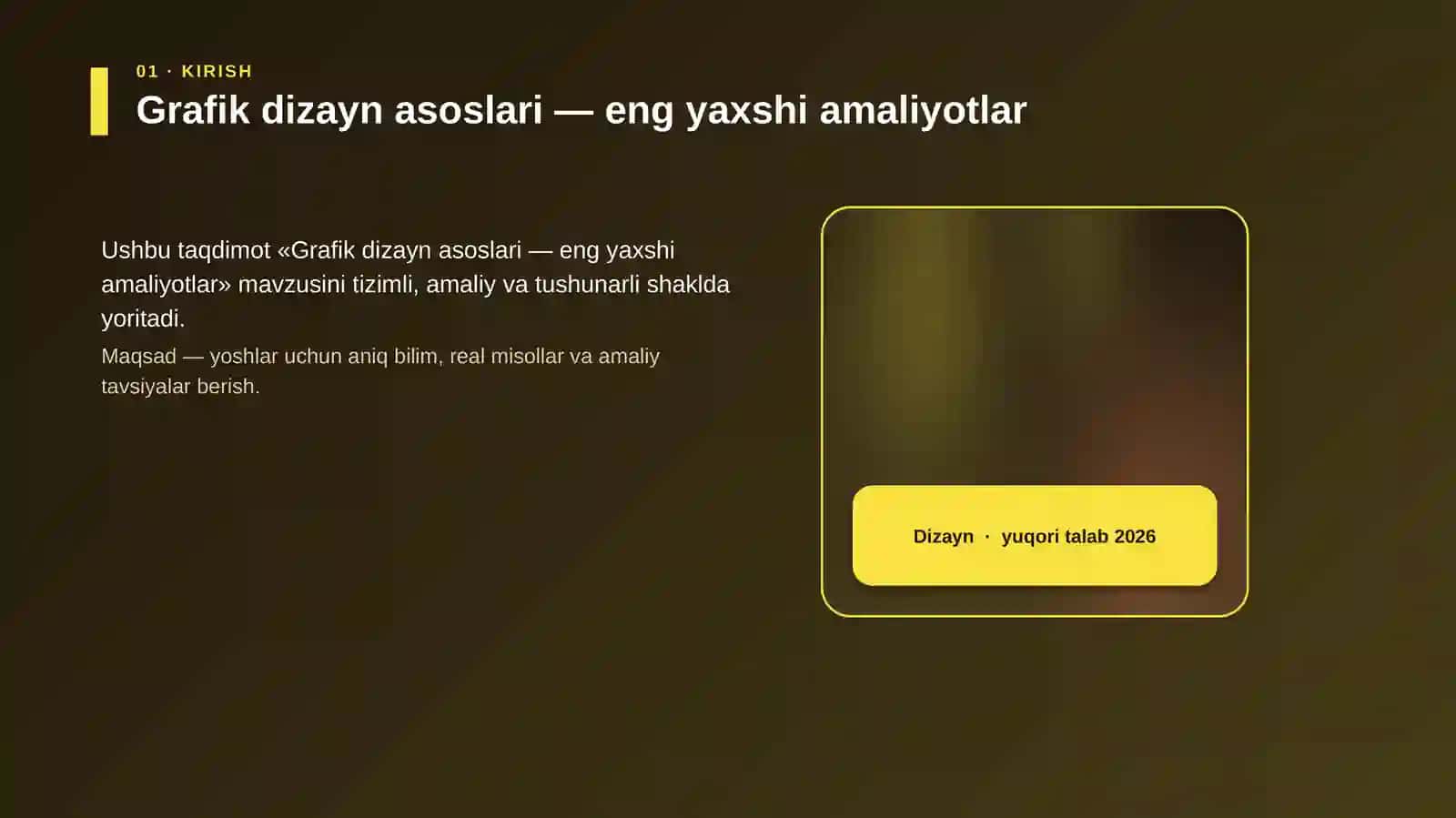 Grafik dizayn asoslari — eng yaxshi amaliyotlar 4