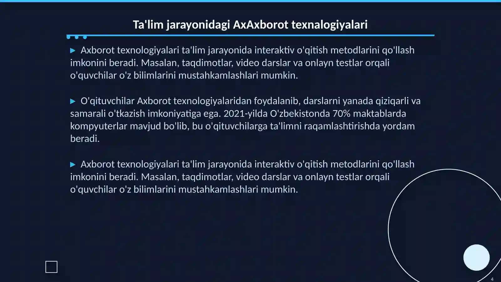 AxAxborot texnalogiyalarining ta'lim sohasidagi roli 4