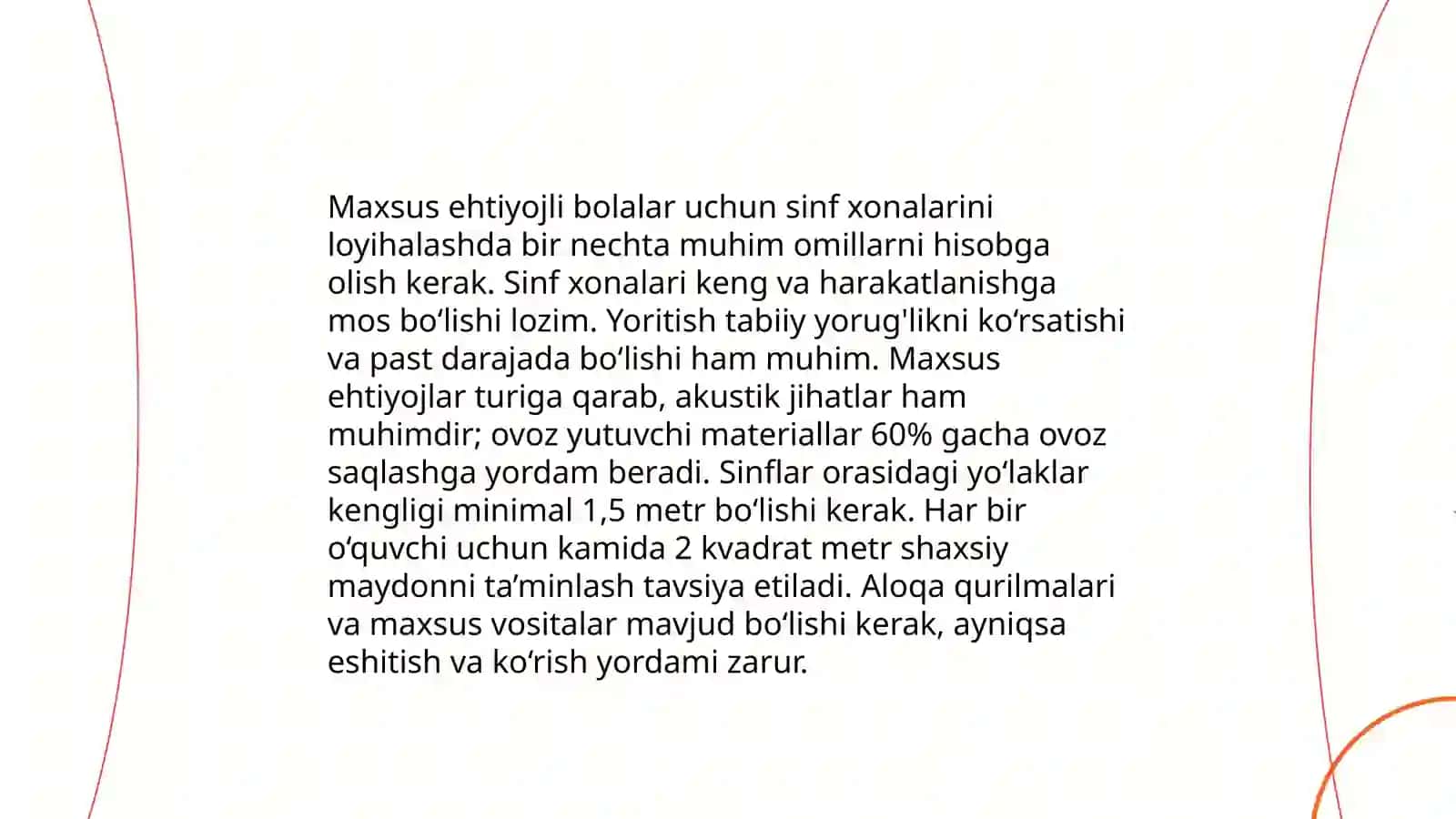 Imkoniyati cheklangan bolalarga maktab va sinf xonalarini moslashtirish va korreksion yordam koʻrsatishning huquqiy pedagogik aspektlari 4