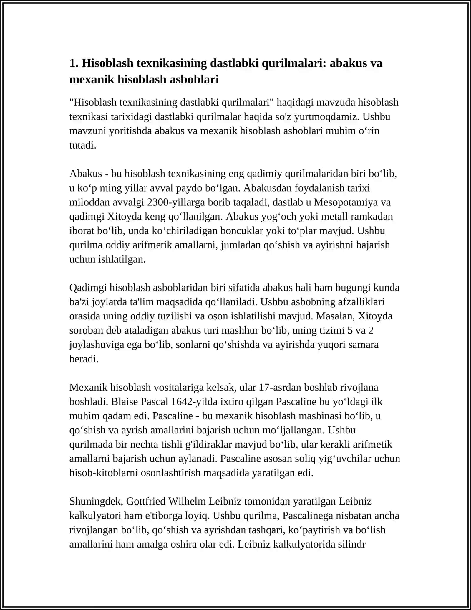 Hisoblash texnikasi tarixi 4