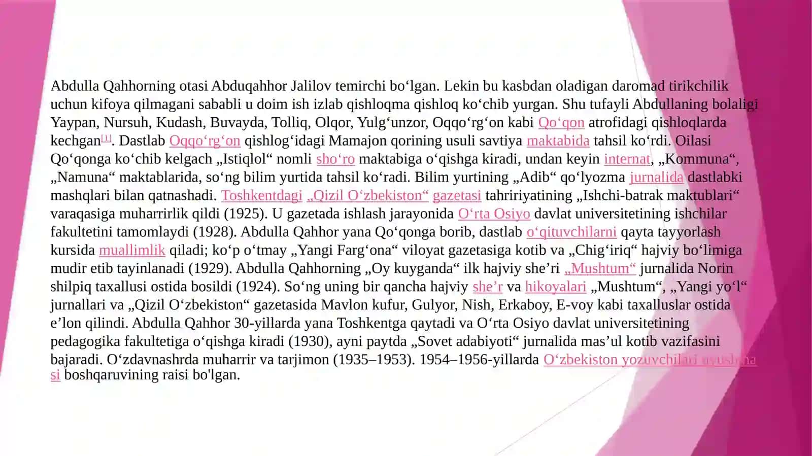 Abdulla Qahhor “Sinchalak” asaritahlili 4