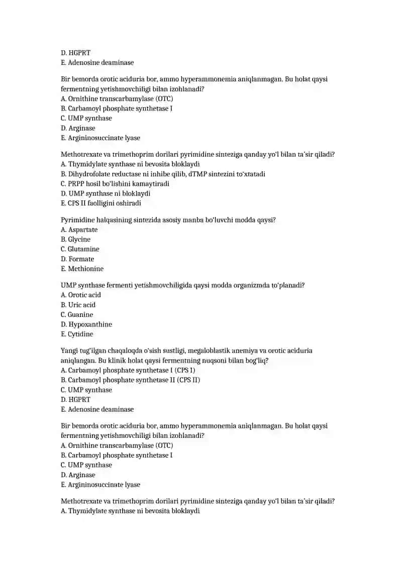 Biochemstry tests 4