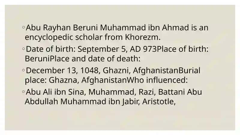 Abu Rayhan Beruni 4