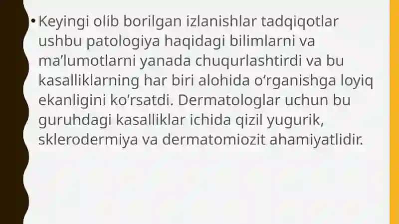 Kollagenoz, patogenezi, tashxisi 4