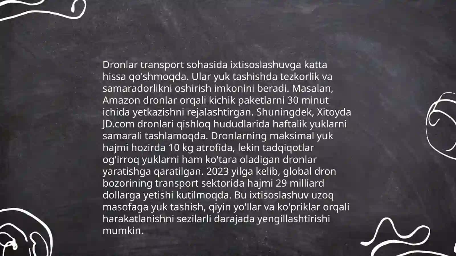 Transportning ixtisoslashtirilgan noan'anaviy turlari, ularning tavsiflari va rivojlanish muommolari 4