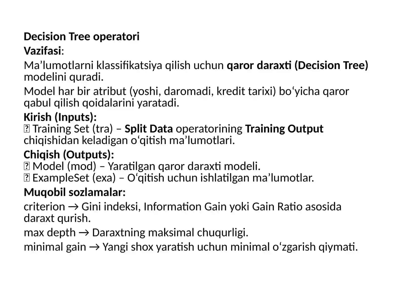 Data Mining-ning standartlari 4