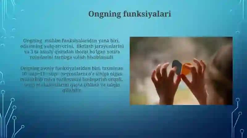Ongning xossalari 4