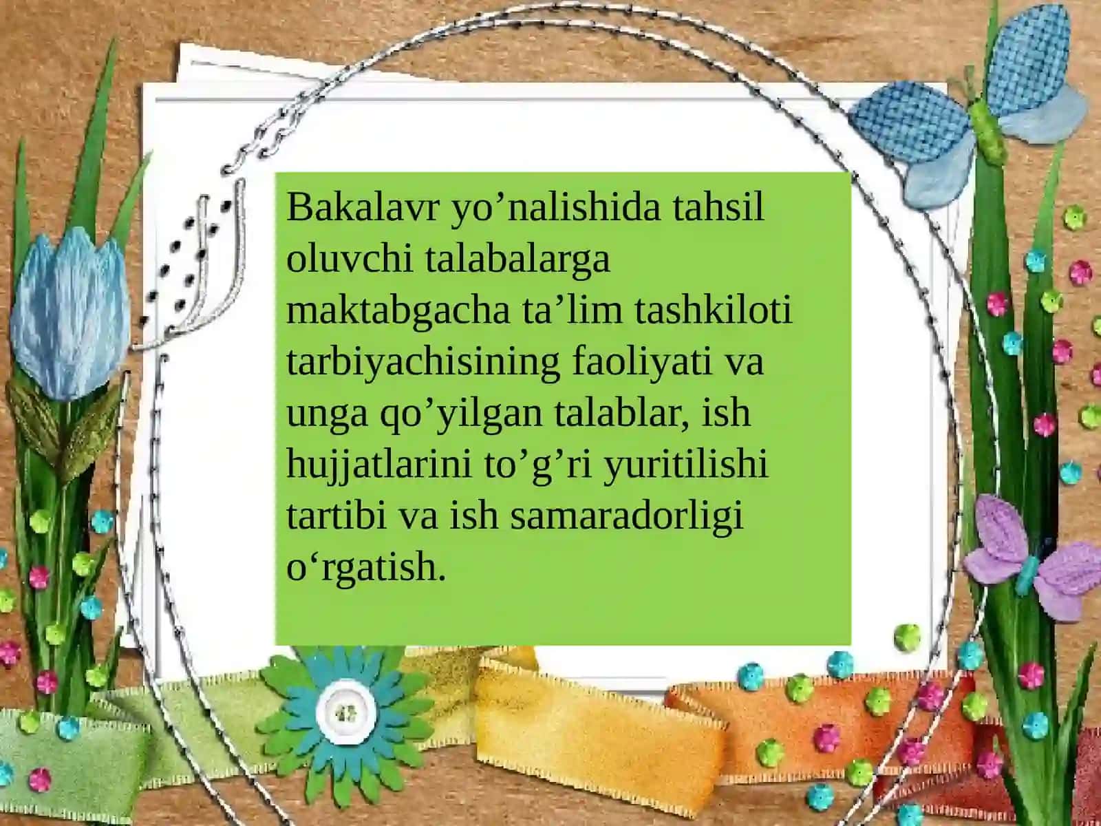 Maktabgacha ta’lim tashkilotlarida ishhujjatlarining yuritilishi 4