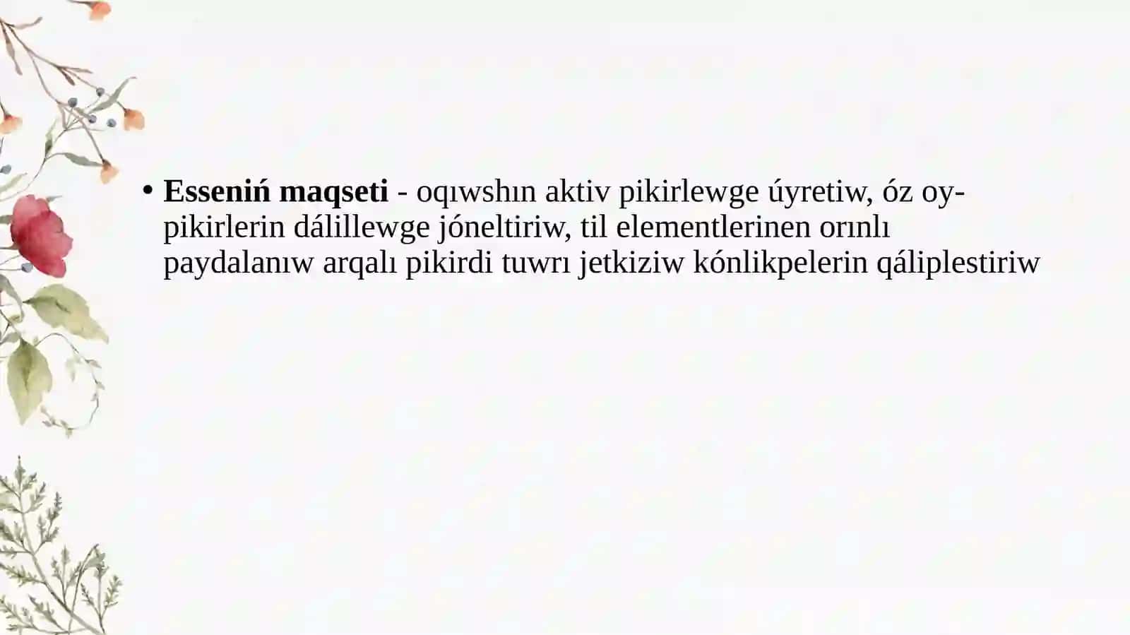 Esse haqqında 4