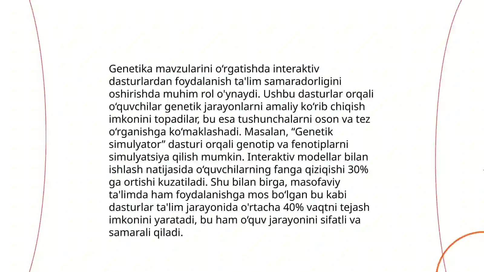 Biologiyadan mashg'ulotlarni interaktiv texnologiyalar asosida loyixalashtirish 4