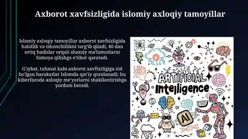 O'zbekistonda axborot xavfsizligining ma'naviy va huquqiy asoslari 4