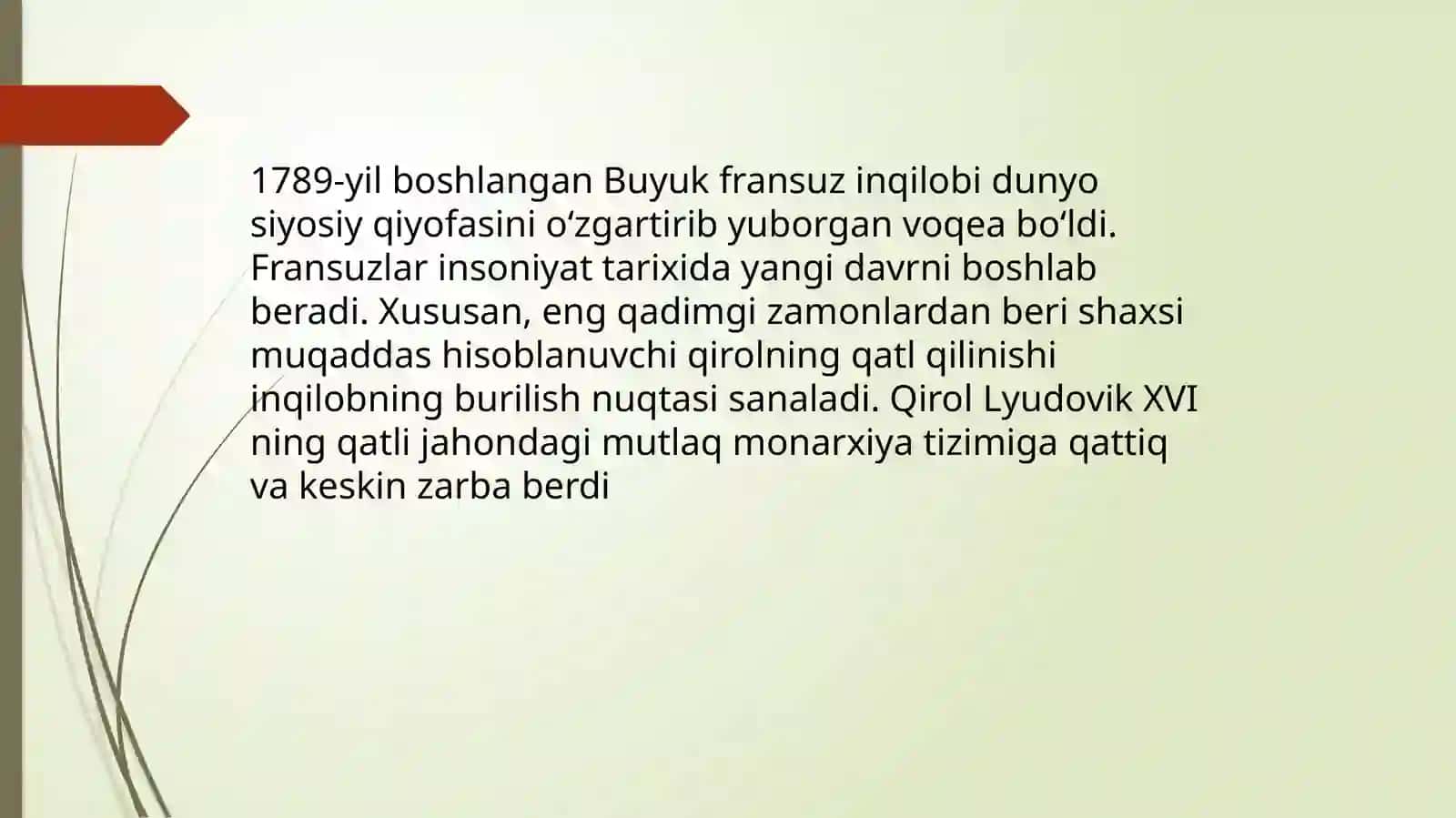 Lyudovik XVI ni qatl qilinishi. Yakobinchilar. Yakobinchilar diktaturasi 4