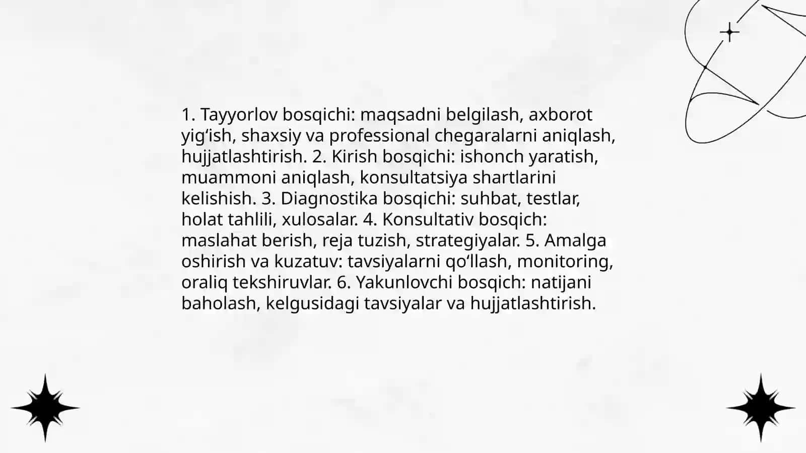 PSIXOLOGIK MASLAHATNING TUZULISHI 4