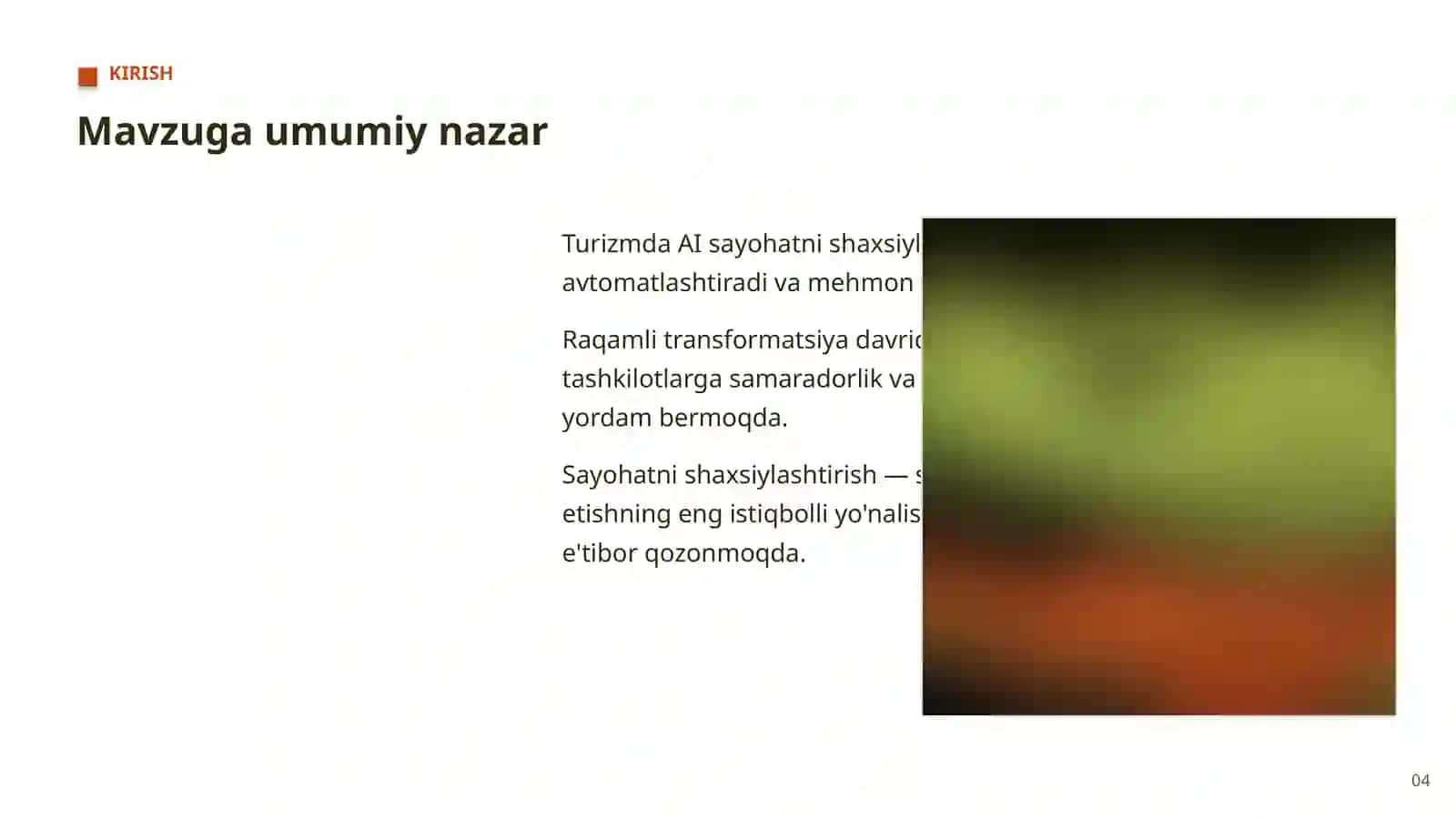 AI TURIZM VA MEHMONDO'STLIKDA 4