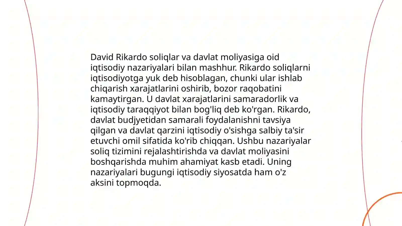 Adam Smit va David Rikardoning Iqtisodiy g'oyalari va talimotlari 4