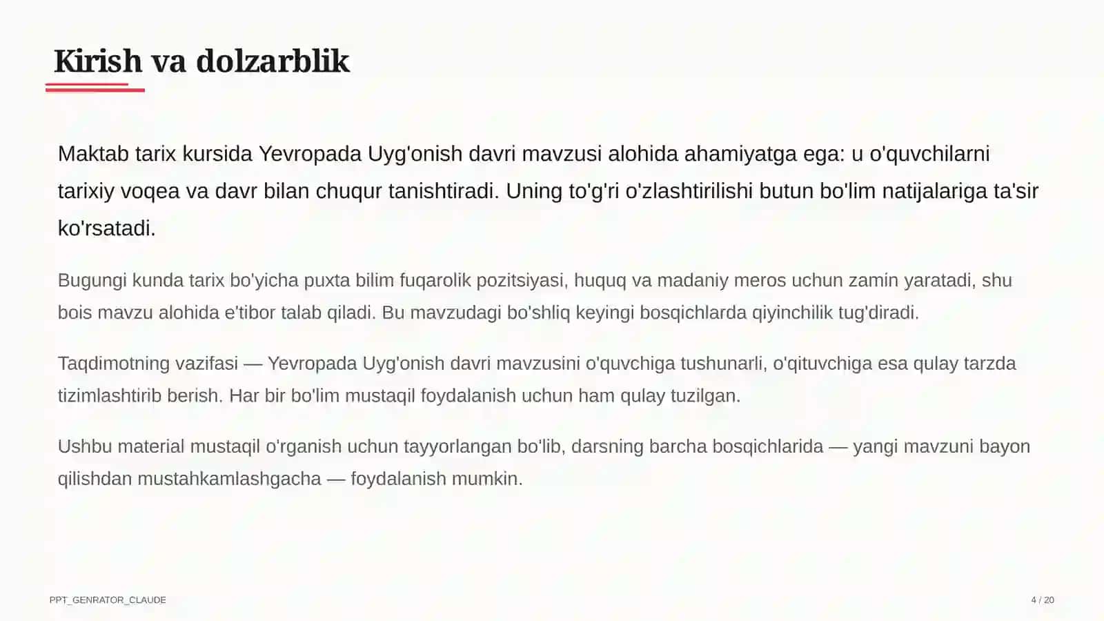 Yevropada Uyg'onish davri (8-sinf) 4