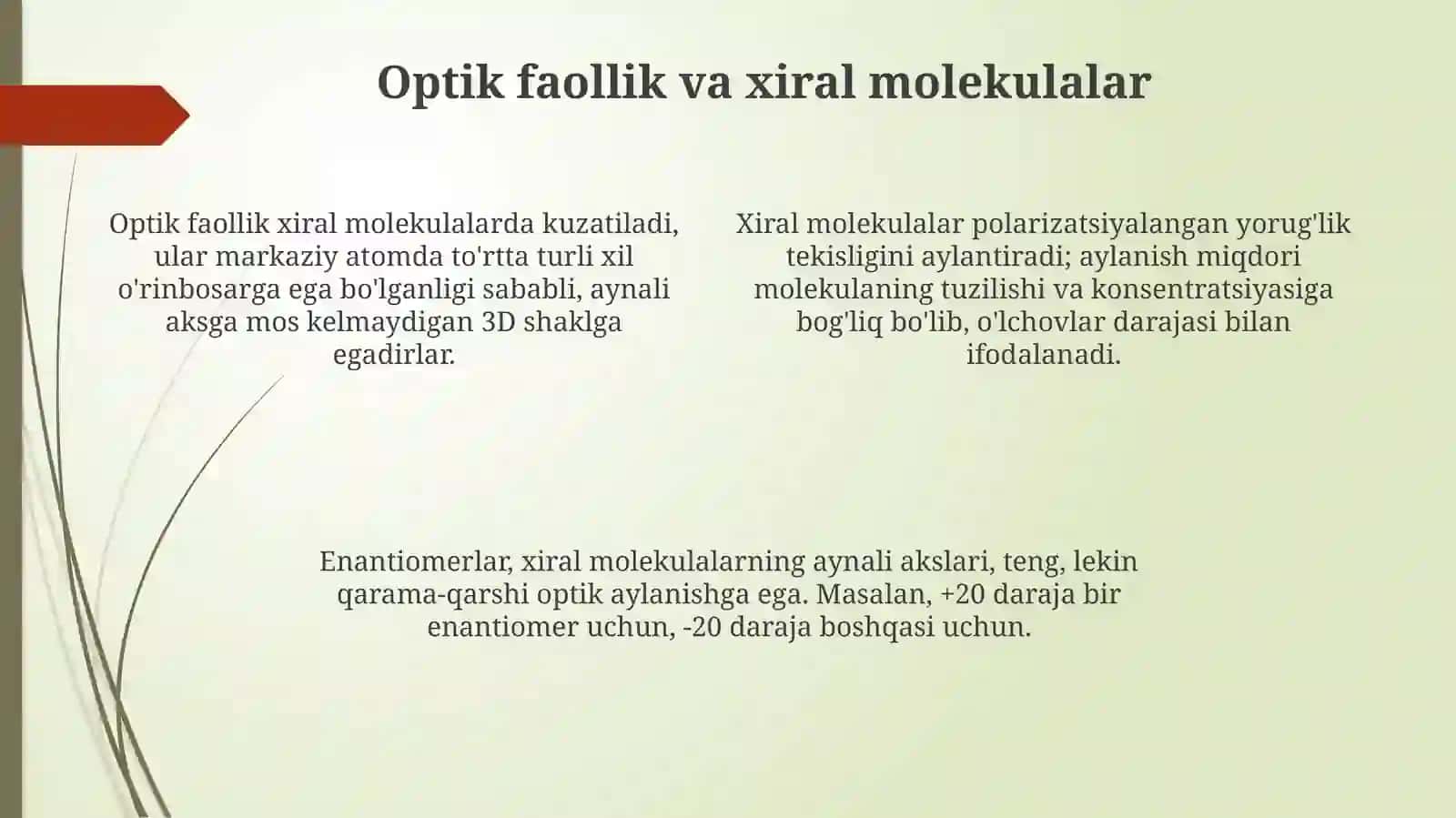 Tahlilnipolyarimetriyausulli.Farmatsevtiktahlilidaqoʻllanishi 4