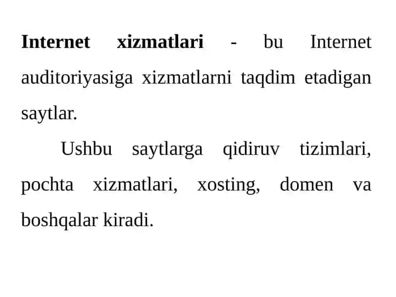 INTERNET TARMOG’I 4