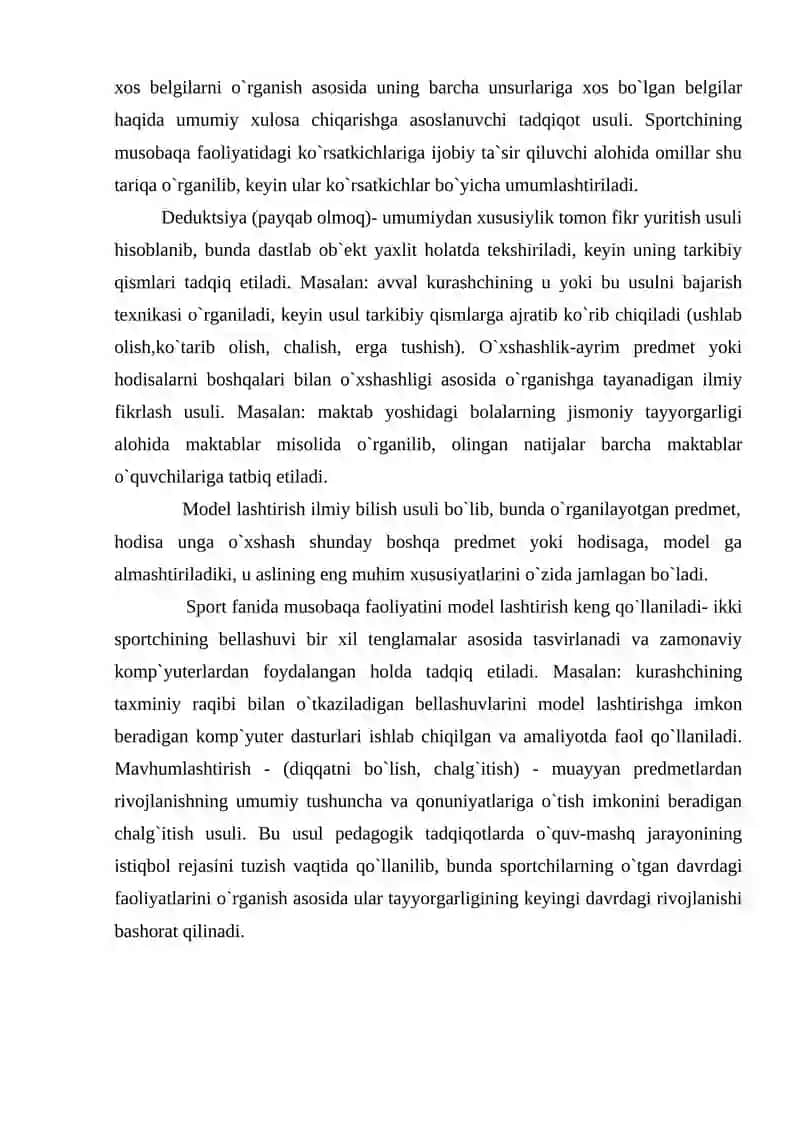 Talim muassalarida sport ishlarida sport turlaridan sport mahoratini oshirish mashğulotlarini rejalashtirish 4