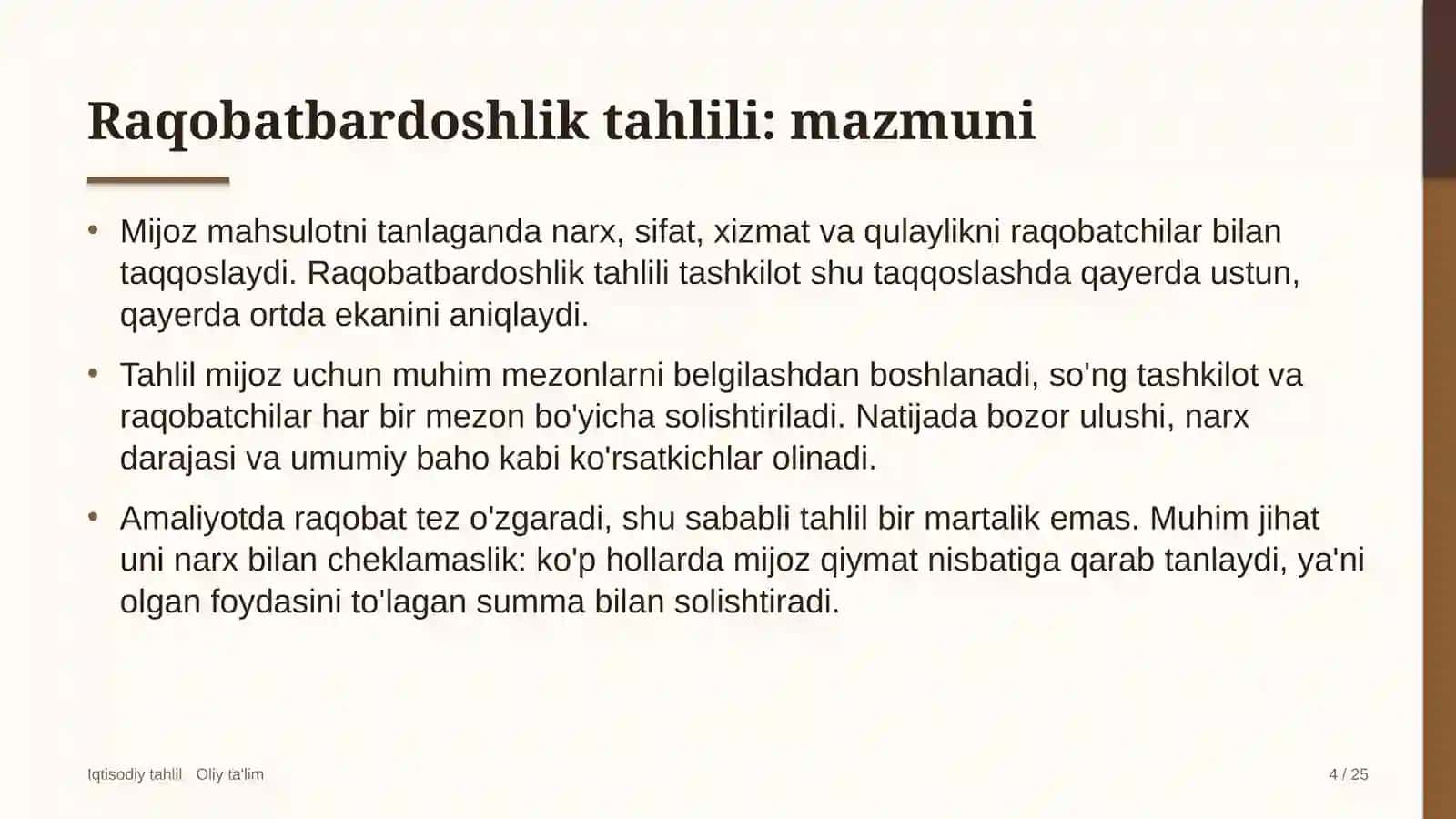 elektr ta'minoti korxonalarida raqobatbardoshlik tahlili 1821 4