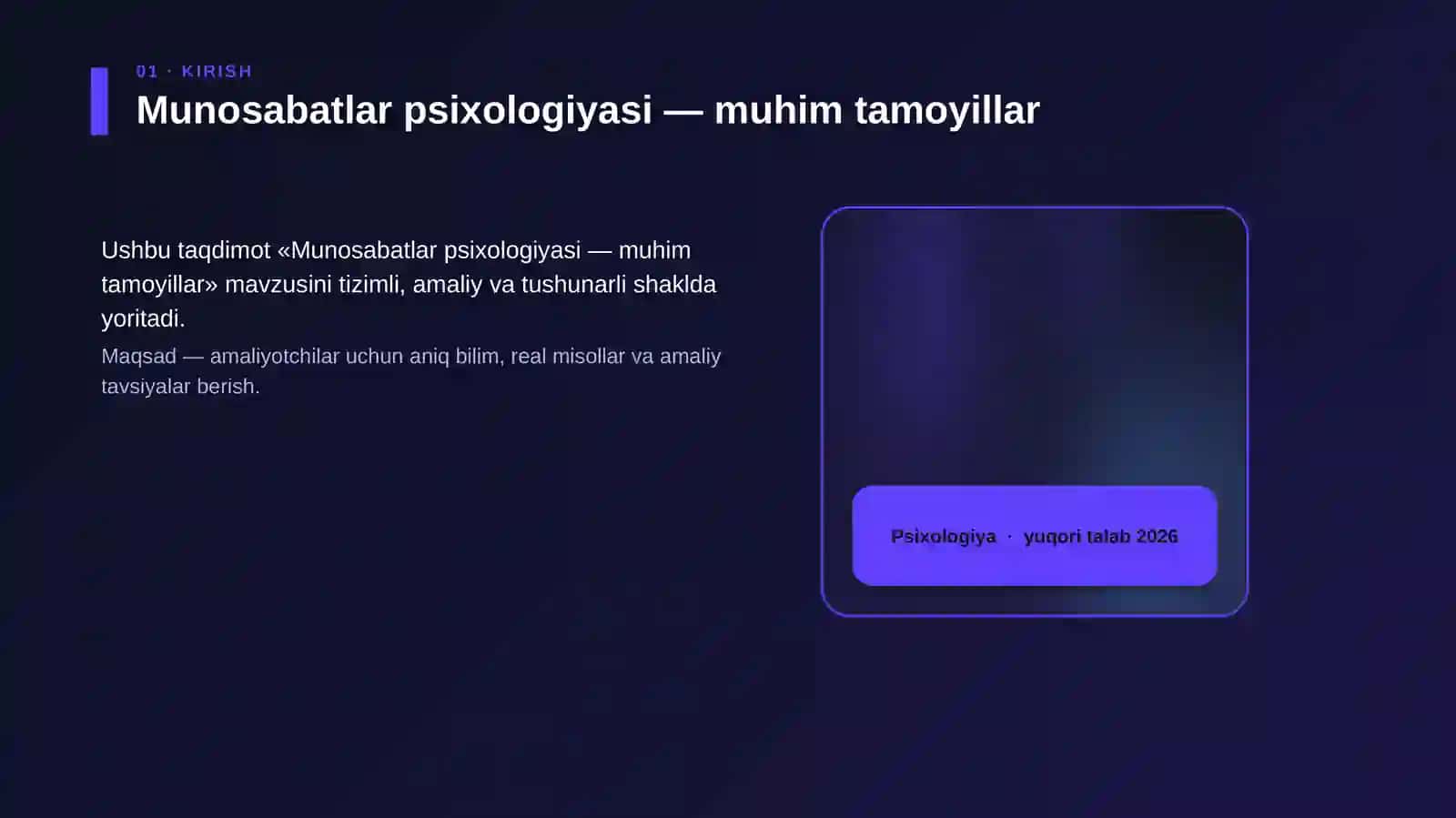 Munosabatlar psixologiyasi — muhim tamoyillar 4