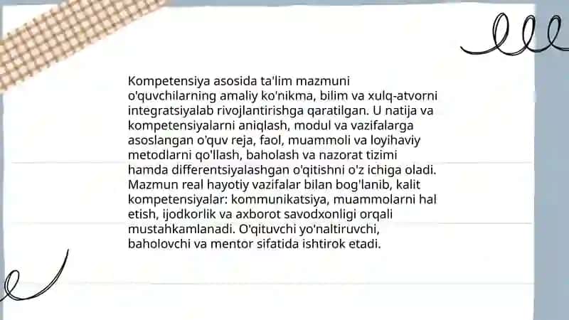 Ta'lim mazmuni 4