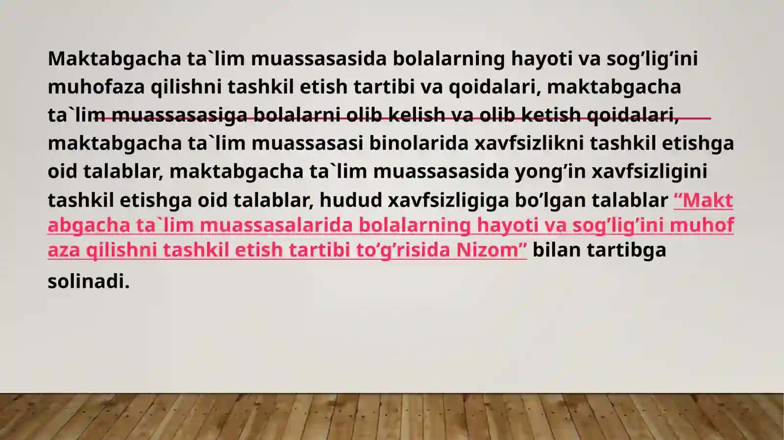 Maktabgacha ta`lim tashkiloti va ularni tashkil etsh 4