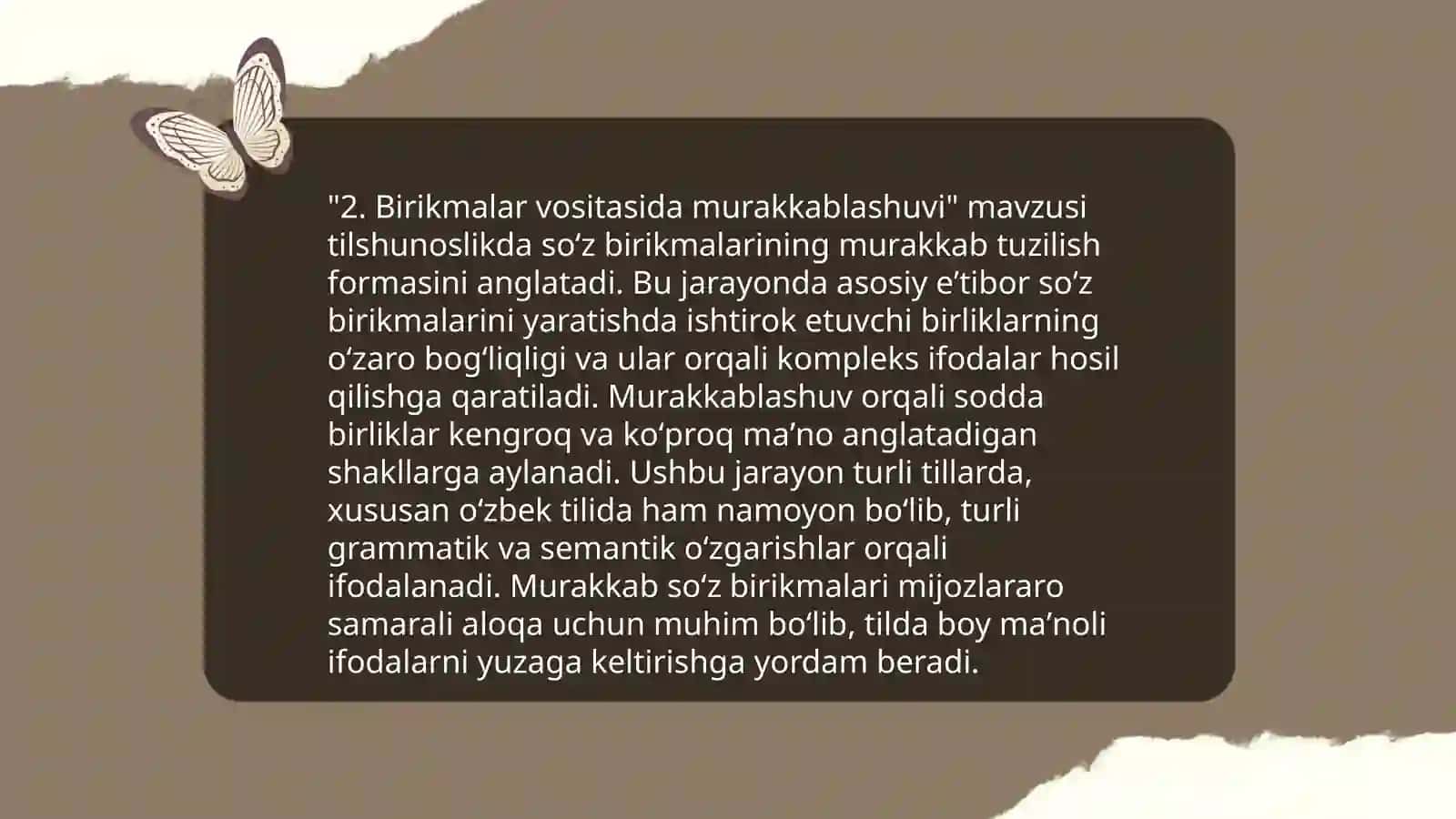 Sodda gapning murakkablashuvi 4