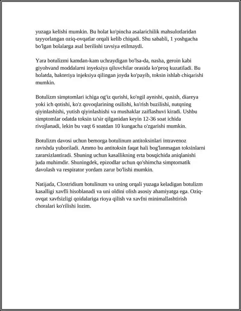 BOTULIZM KASALLIGI 4
