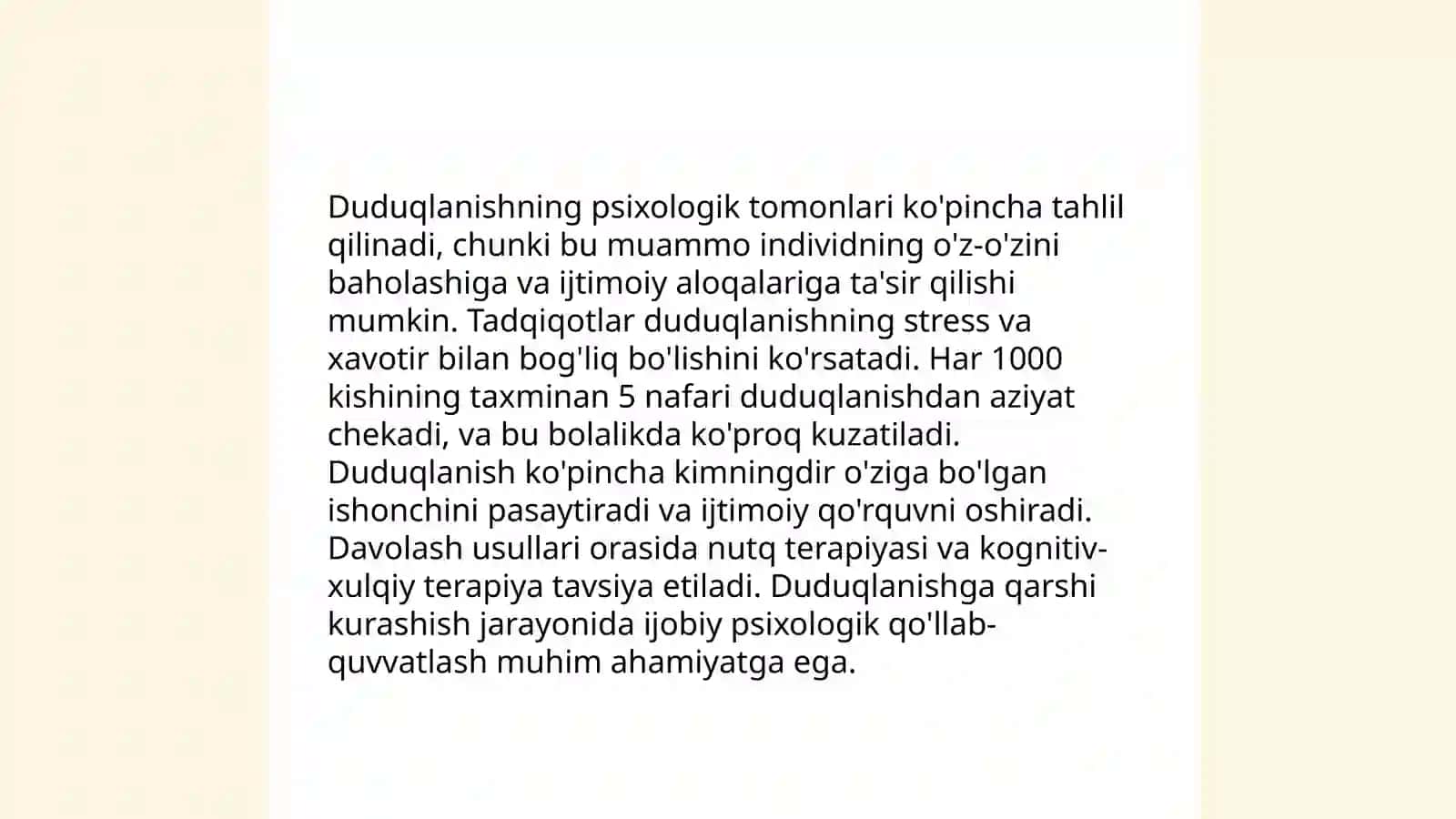 Duduqlanish 4