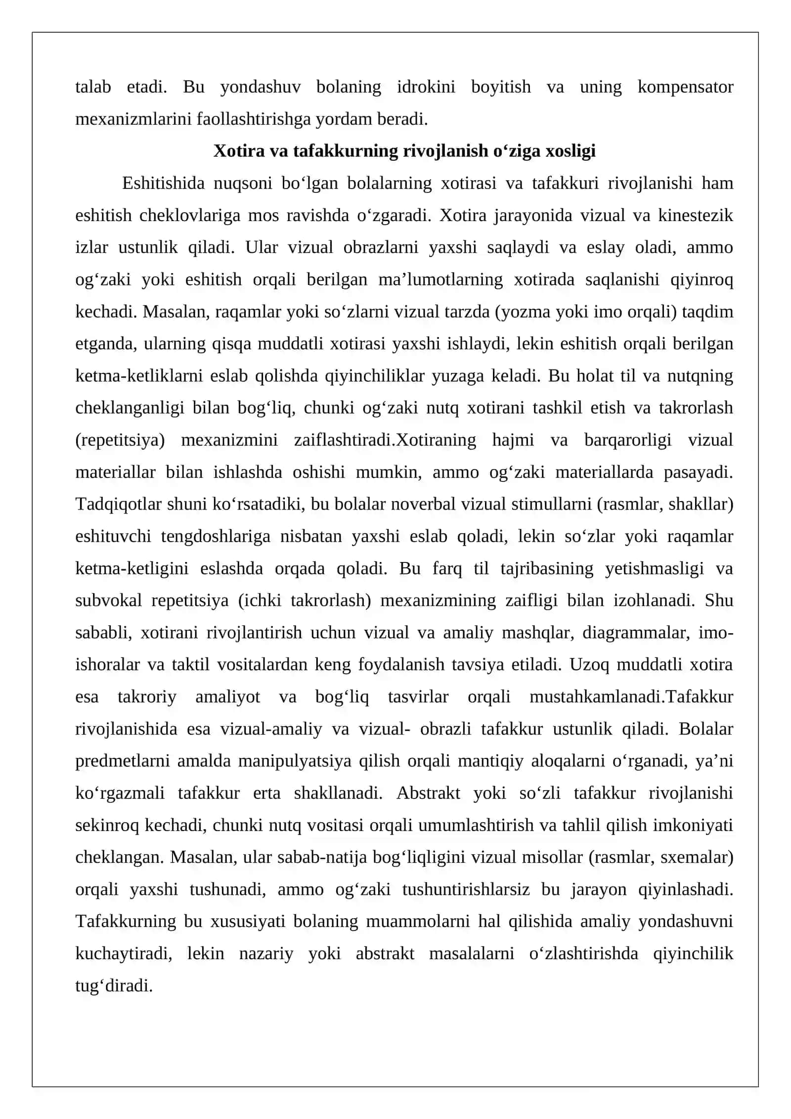 Eshitishida nuqsoni bo‘lgan bolalarni bilish jarayonlarini tekshirish bo‘yicha ko‘rgazmali qurollar tayyorlash 4