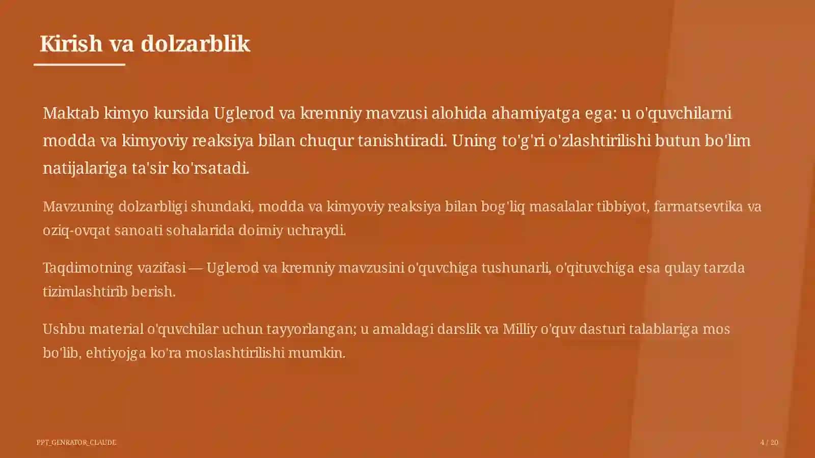 Uglerod va kremniy (9-sinf) 4