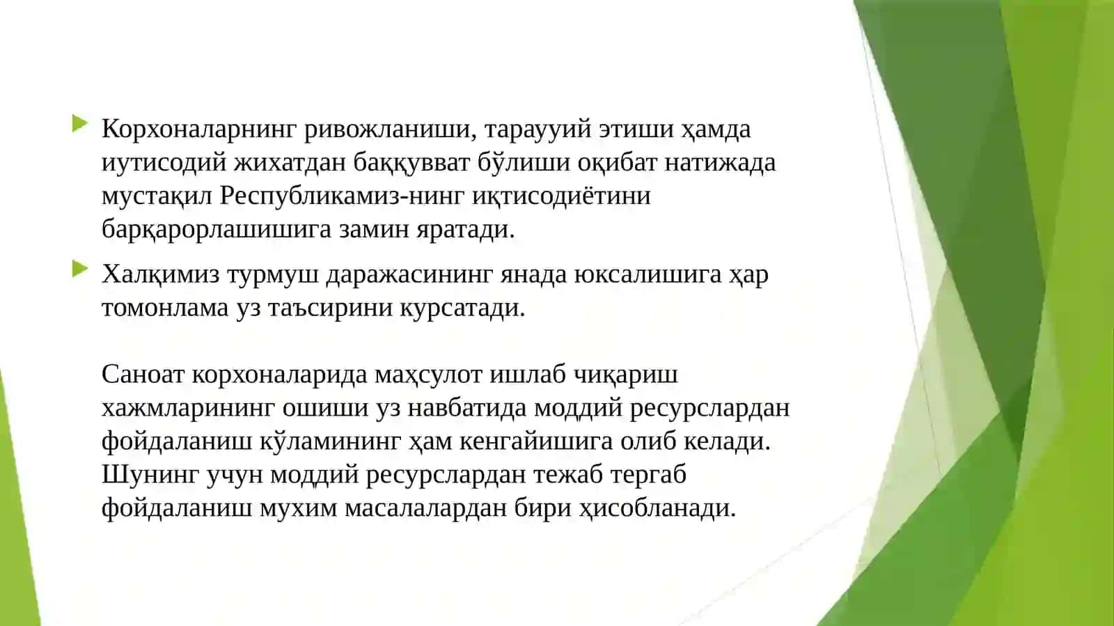 Moddiy resurslar bilan ta'minlanishi va ulardan foydalanish tahlili 4