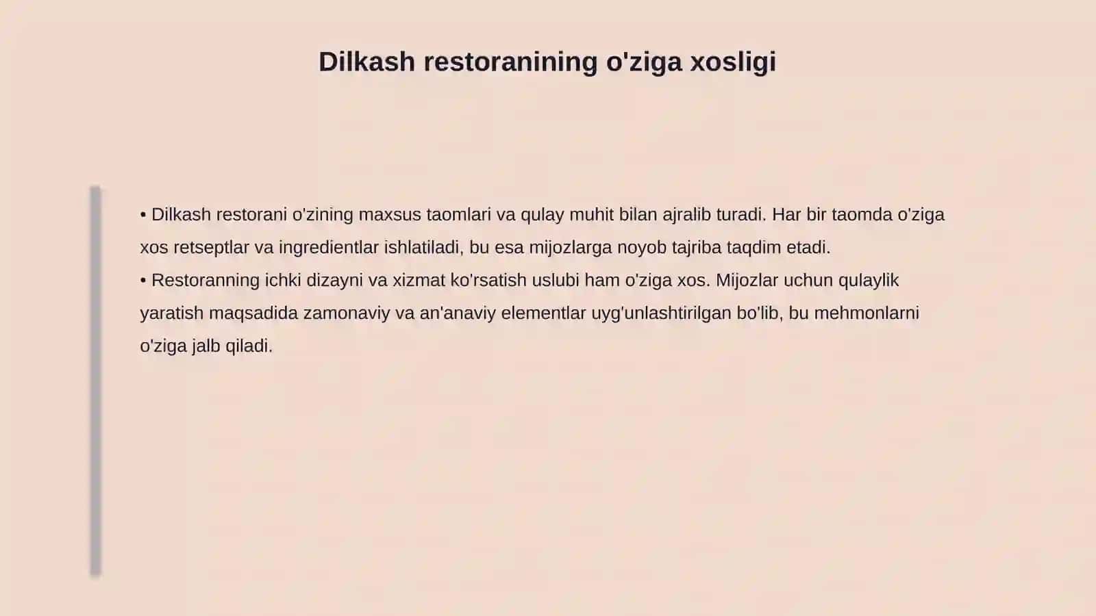 Dilkash restaranidagi amalyotim 4