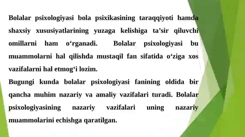 Bolalar psixologiyasi muammolari 4