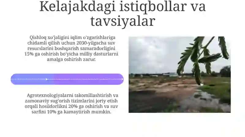 Iqlim oʻzgarishiga moslashish strategiyasi va choralar 4